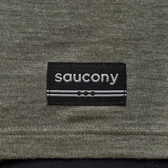 Men Peregrine Merino Long Sleeve Bough Heather Saucony Tops
