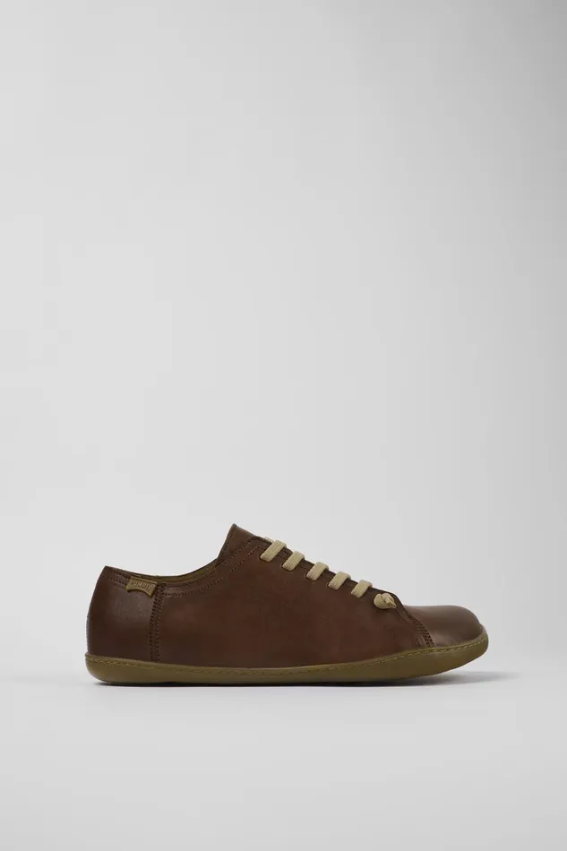 Men Peu Brown Leather Shoe Camper Casual Shoes Men Peu Brown Leather Shoe Camper Casual Shoes