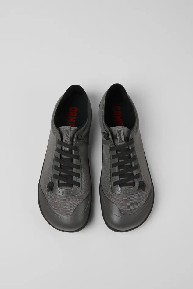 Men Peu Gray Textile Shoes Camper Casual Shoes Men Peu Gray Textile Shoes Camper Casual Shoes