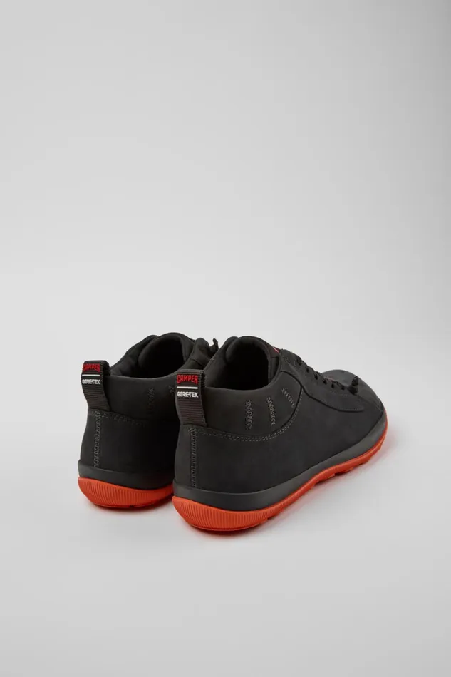 Men Peu Pista GORETEX Gray Nubuck Shoes Camper Ankle Boots Men Peu Pista GORETEX Gray Nubuck Shoes Camper Ankle Boots
