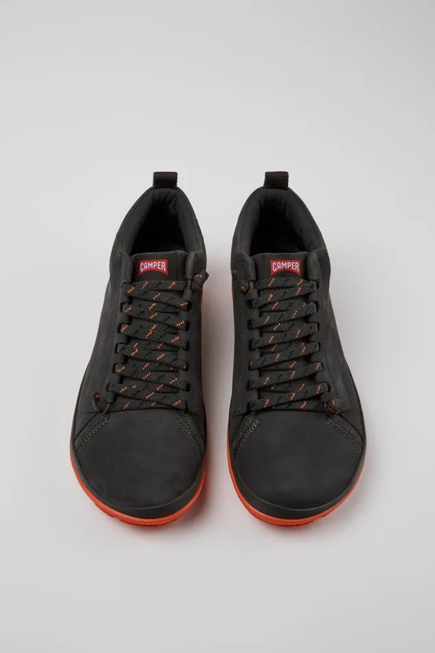 Men Peu Pista GORETEX Gray Nubuck Shoes Camper Ankle Boots Men Peu Pista GORETEX Gray Nubuck Shoes Camper Ankle Boots