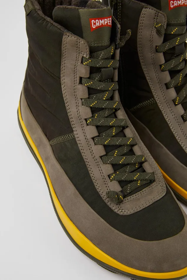 Men Peu Pista Green Boots Camper Ankle Boots