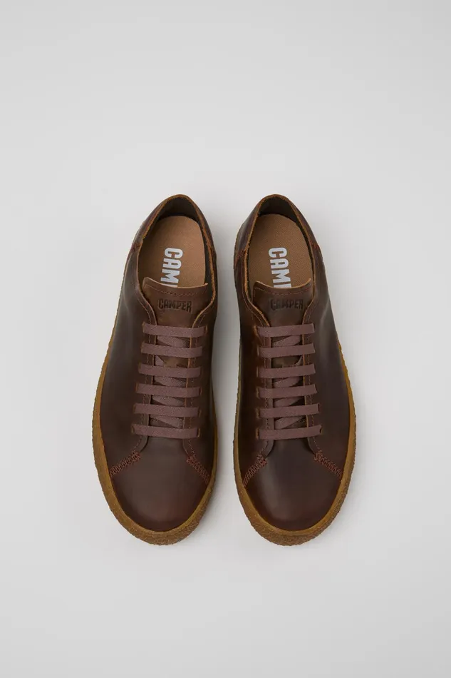 Men Peu Terreno Brown Nubuck Shoes Camper Sneakers Men Peu Terreno Brown Nubuck Shoes Camper Sneakers