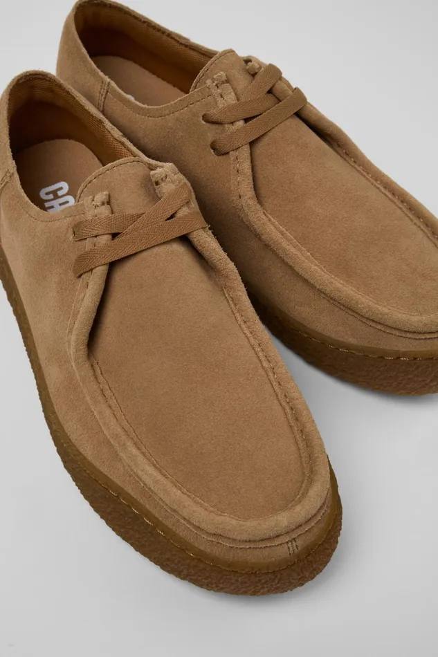 Men Peu Terreno Brown Nubuck Shoes Camper Sneakers Men Peu Terreno Brown Nubuck Shoes Camper Sneakers
