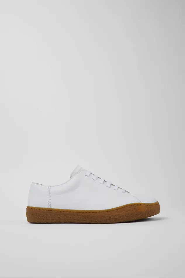 Men Peu Terreno White Leather Shoes Camper Sneakers Men Peu Terreno White Leather Shoes Camper Sneakers