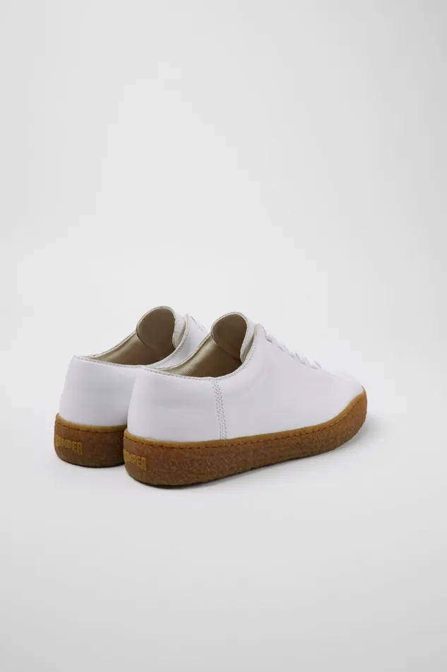 Men Peu Terreno White Leather Shoes Camper Sneakers Men Peu Terreno White Leather Shoes Camper Sneakers