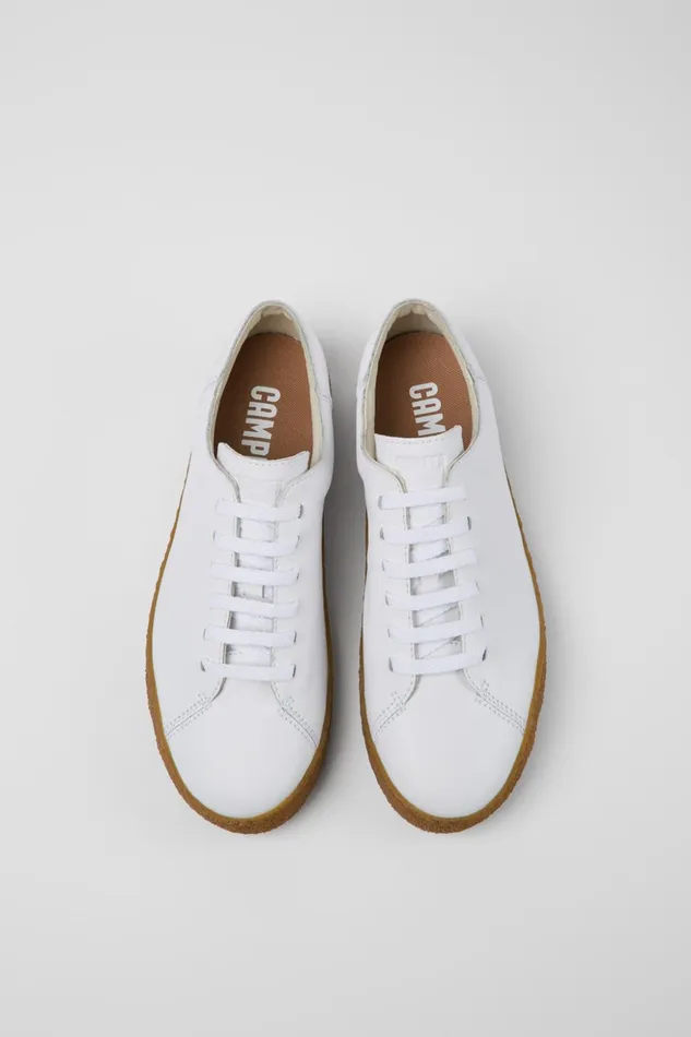 Men Peu Terreno White Leather Shoes Camper Sneakers Men Peu Terreno White Leather Shoes Camper Sneakers