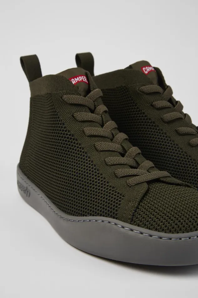 Men Peu Touring Multicolored Onepiece Knit Sneakers Camper Ankle Boots