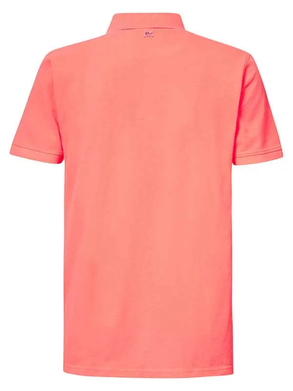 Men Polo Shirts Petrol Industries Classic Polo Shirt Fiery Coral