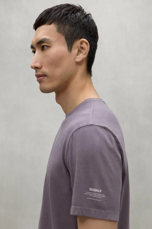 Men Purple Vent TShirt Ecoalf TShirts