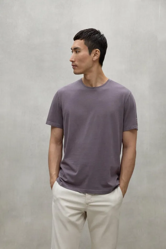 Men Purple Vent TShirt Ecoalf TShirts