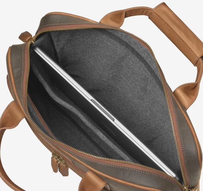 Men Rhodes Briefcase Brown Antique Cotton Tan Full Grain JohnstonandMurphy Backpacks and Briefcases Men Rhodes Briefcase Brown Antique Cotton Tan Full Grain JohnstonandMurphy Backpacks and Briefcases