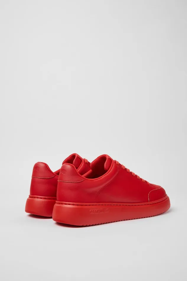 Men Runner K21 Red Leather Sneakers Camper Sneakers Men Runner K21 Red Leather Sneakers Camper Sneakers