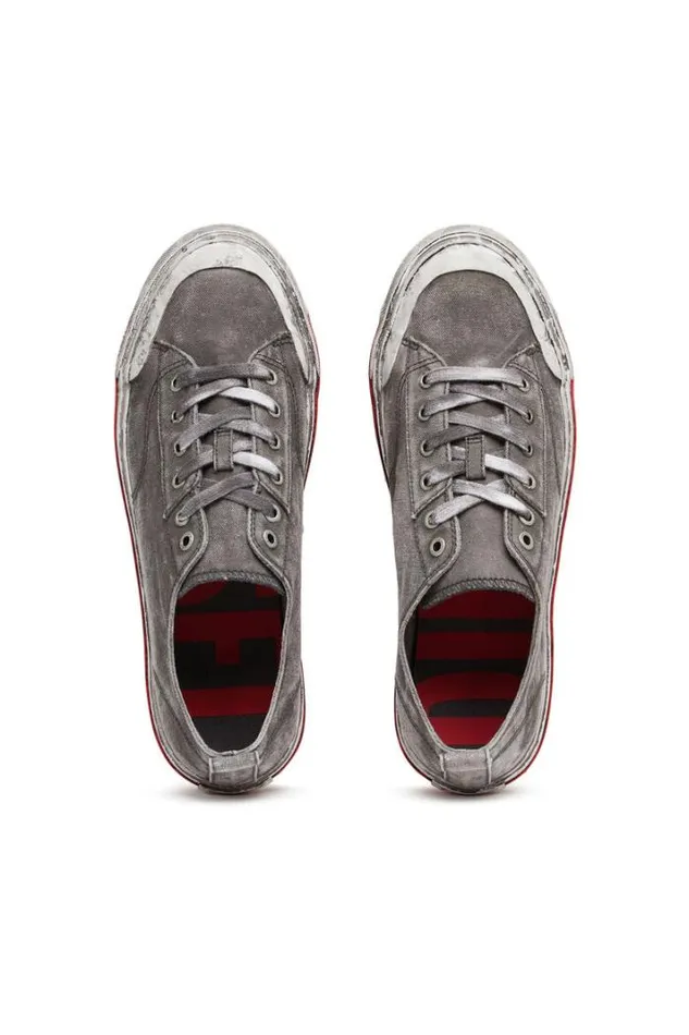 Men SAthos Low Grey Diesel Sneakers Men SAthos Low Grey Diesel Sneakers