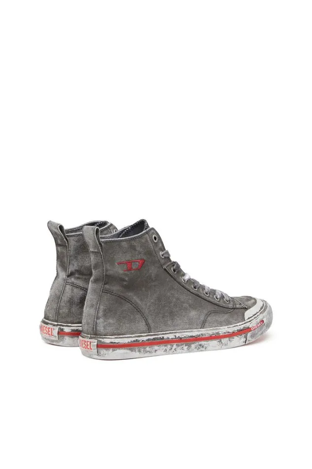 Men SAthos Mid Dark Grey Diesel Sneakers Men SAthos Mid Dark Grey Diesel Sneakers