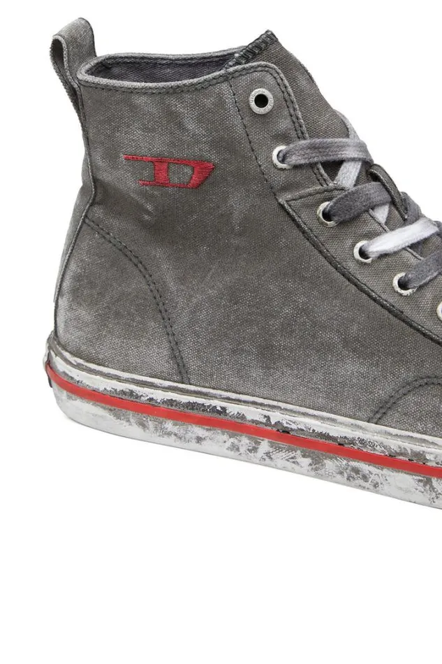 Men SAthos Mid Dark Grey Diesel Sneakers Men SAthos Mid Dark Grey Diesel Sneakers
