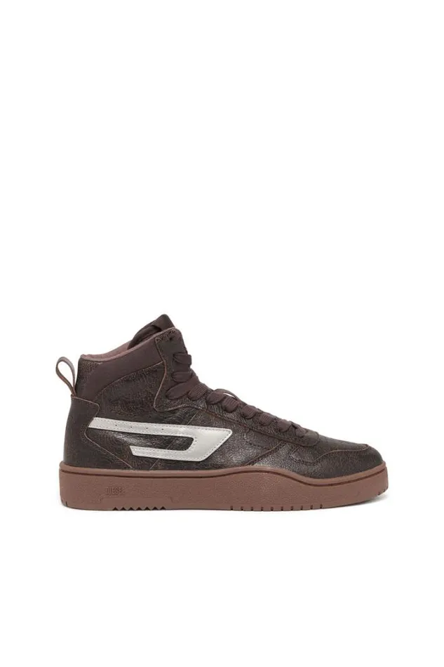 Men SUkiyo V2 Mid Browngrey Diesel Sneakers