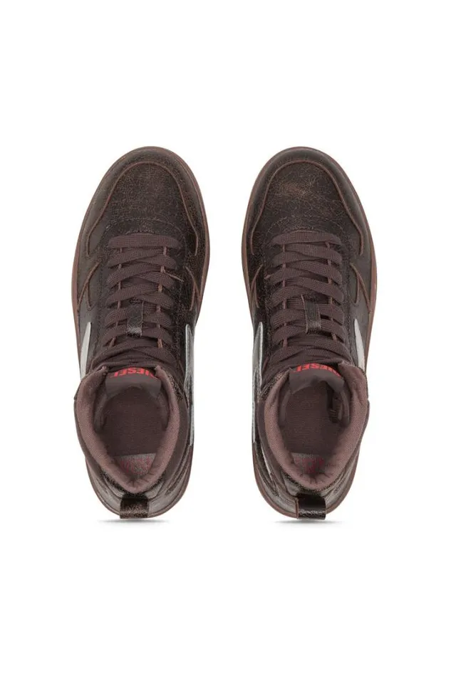 Men SUkiyo V2 Mid Browngrey Diesel Sneakers Men SUkiyo V2 Mid Browngrey Diesel Sneakers