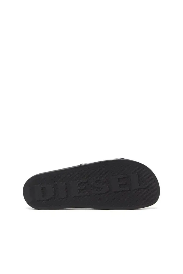 Men SaMayemi Cc Black Diesel Rubber Slides Men SaMayemi Cc Black Diesel Rubber Slides