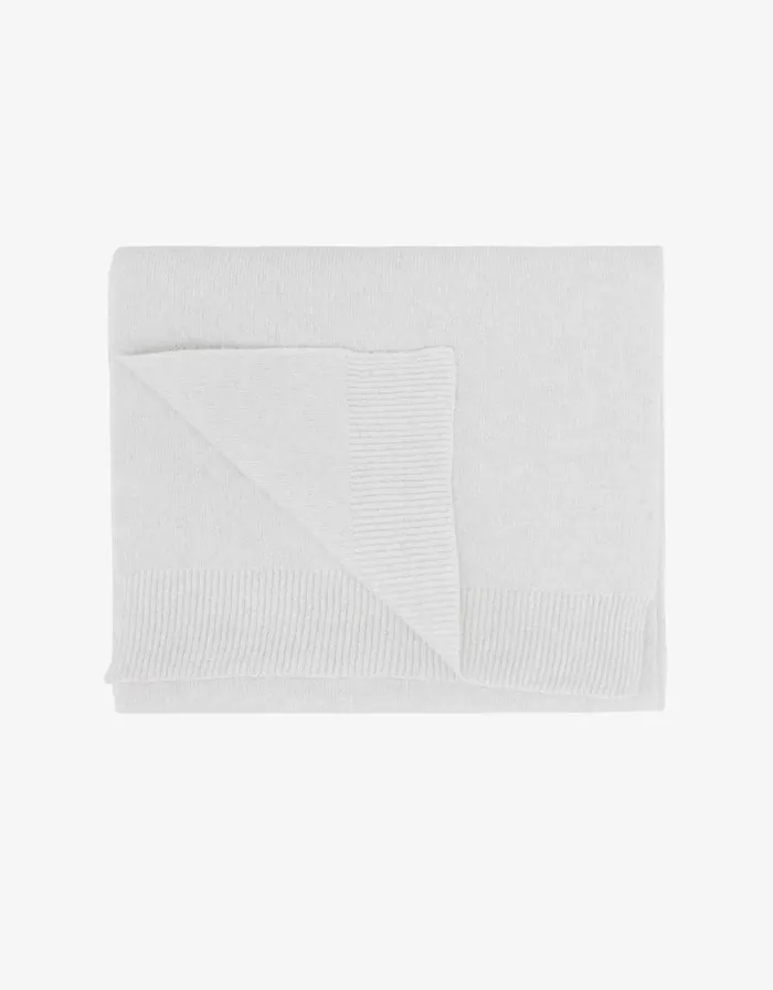 Men Scarves Colorful Standard Merino Wool Scarf Limestone Grey