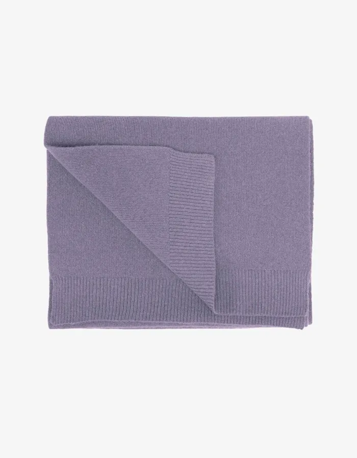 Men Scarves Colorful Standard Merino Wool Scarf Purple Haze