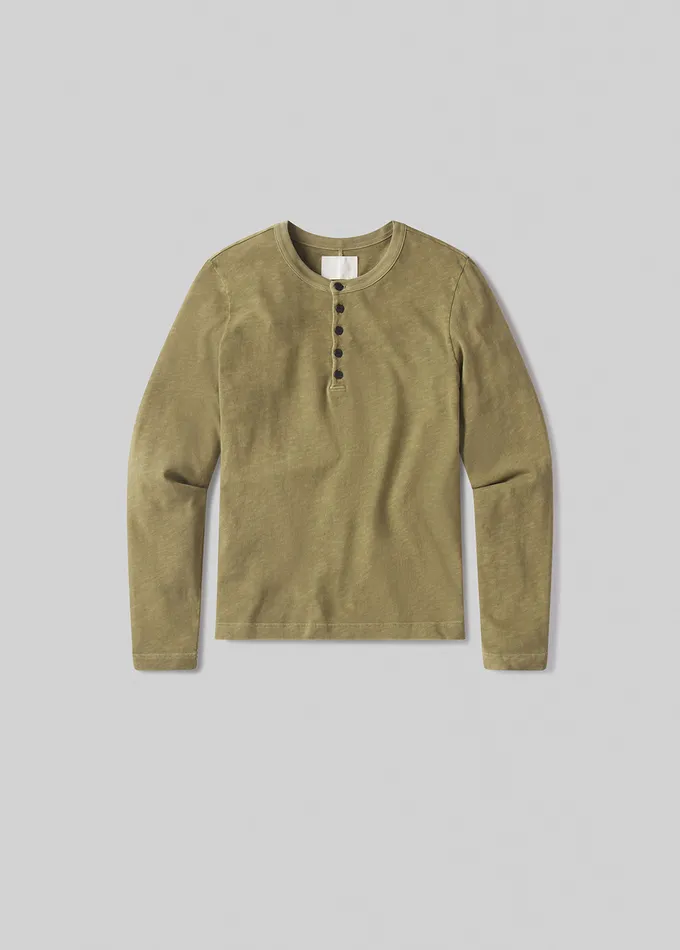 Men Shirts Citizens Of Humanity Classic Henley In Canape