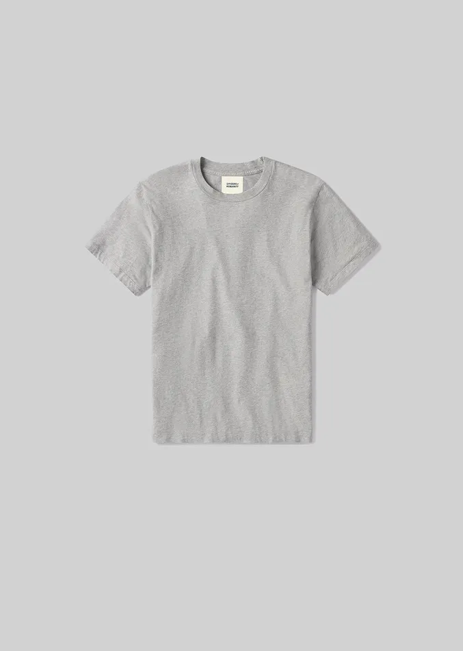Men Shirts Citizens Of Humanity Everyday Short Sleeve Tee In Heather Grey
