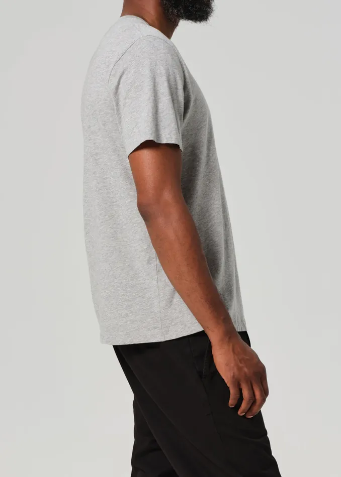 Men Shirts Citizens Of Humanity Everyday Short Sleeve Tee In Heather Grey