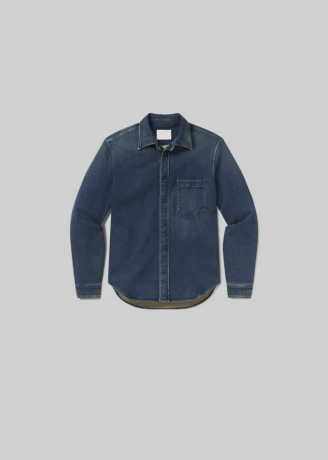 Men Shirts Citizens Of Humanity Luca Bucket Dye Shirt French Terry In Monroe