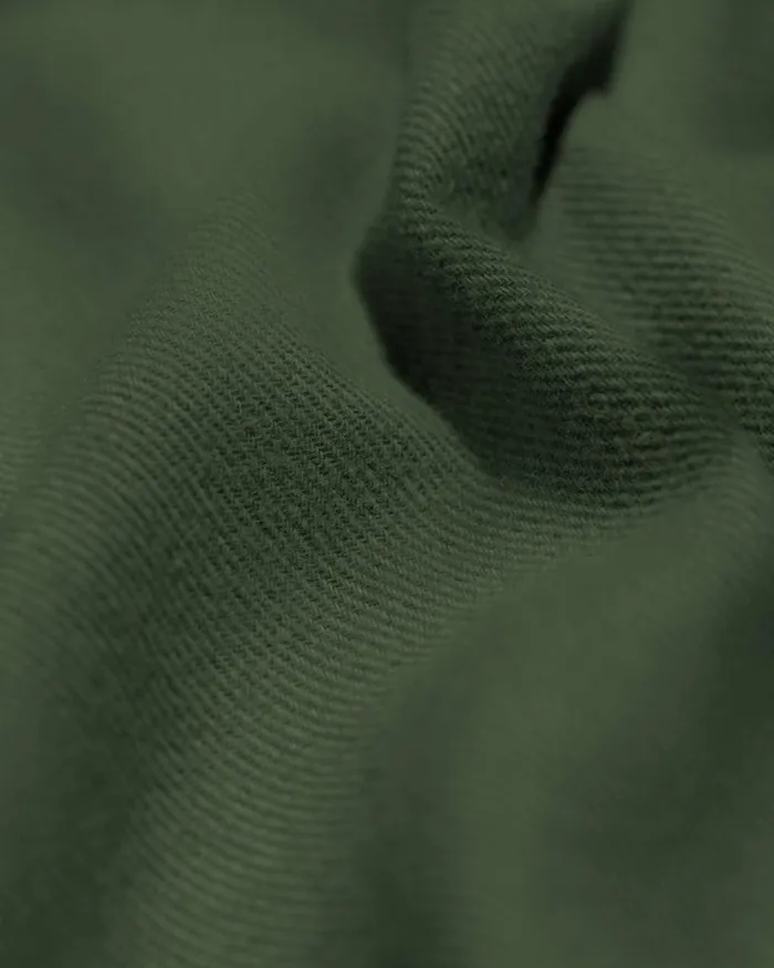 Men Shirts Colorful Standard Organic Flannel Shirt Hunter Green