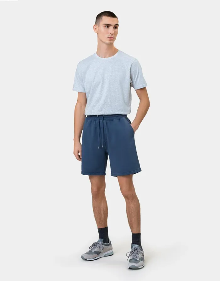Men Shorts Colorful Standard Classic Organic Sweatshorts Stone Blue