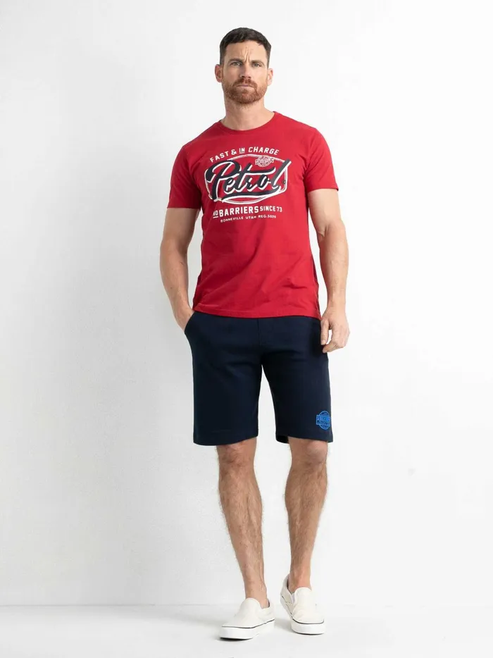 Men Shorts Petrol Industries JoggerStyle Shorts Midnight Navy