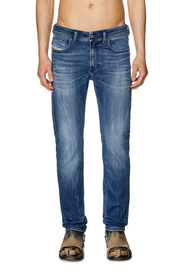 Men Skinny Jeans 1979 Sleenker 09g30 Medium Blue Diesel Skinny Men Skinny Jeans 1979 Sleenker 09g30 Medium Blue Diesel Skinny