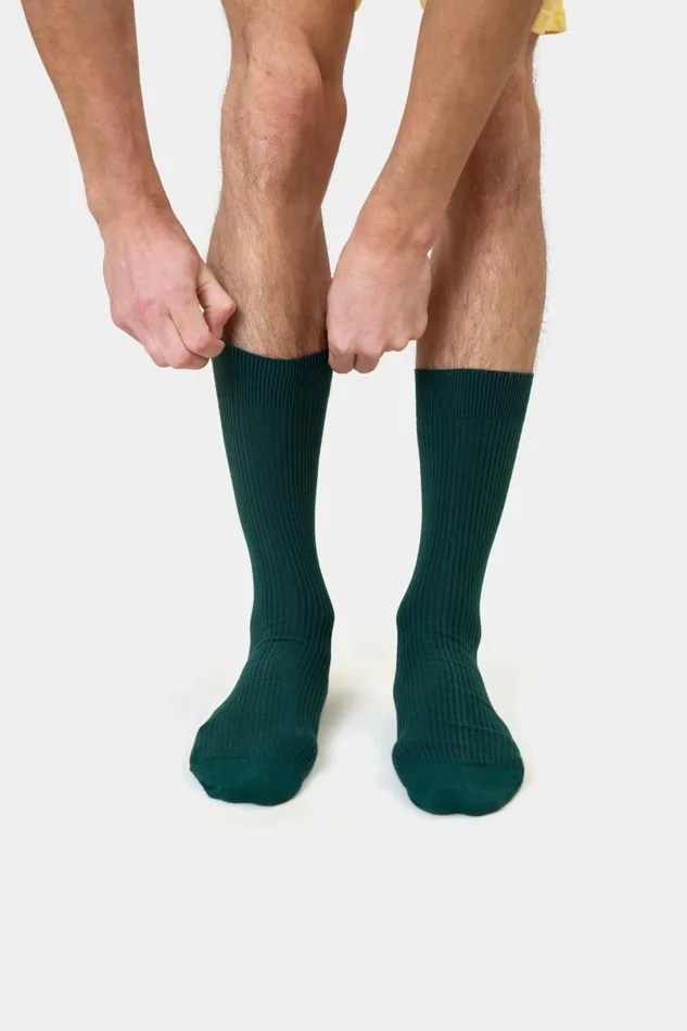 Men Socks and Colorful Standard Merino Wool Blend Sock Soft Lavender