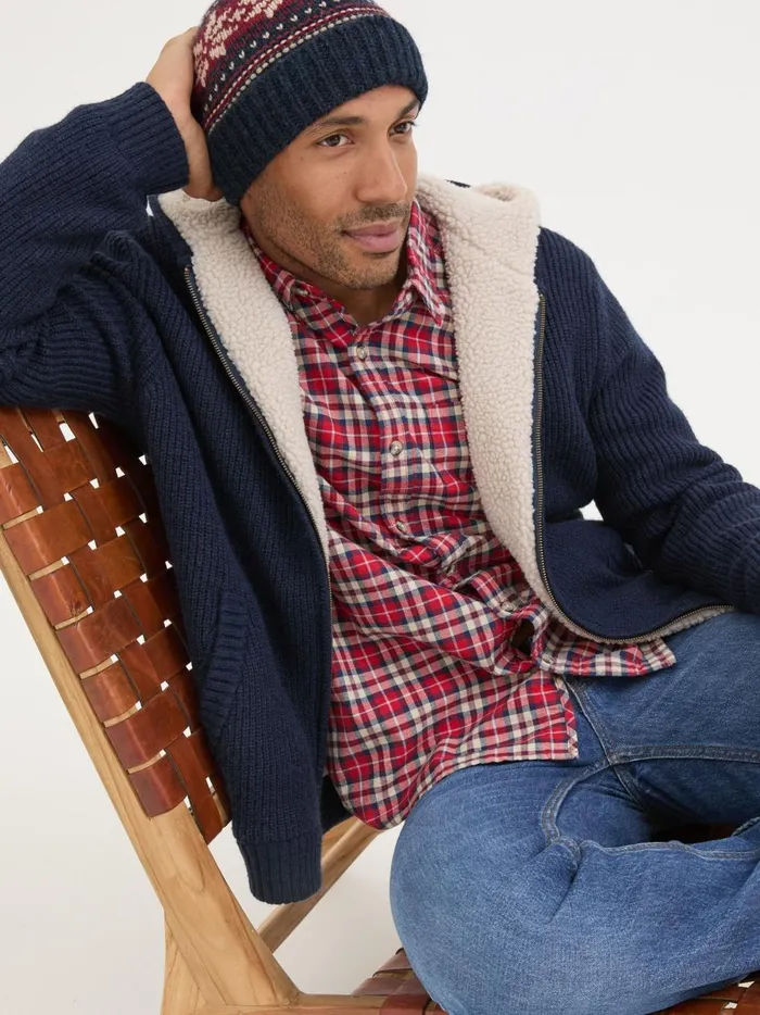 Men Sweatshirts and Hoodies Fat Face Navy Linton Zip Hoodie Men Sweatshirts and Hoodies Fat Face Navy Linton Zip Hoodie