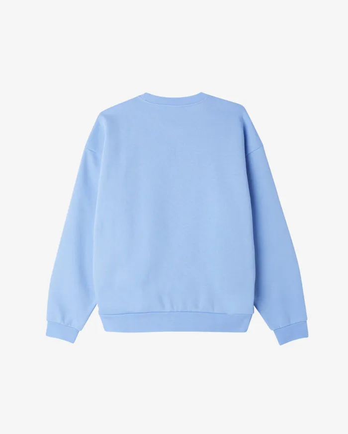 Men SWEATSHIRTS OBEY Clothing ICON CREWNECK Hydrangea