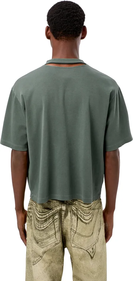 Men TShirt Green Cotton Tshirt Camper Jersey Men TShirt Green Cotton Tshirt Camper Jersey