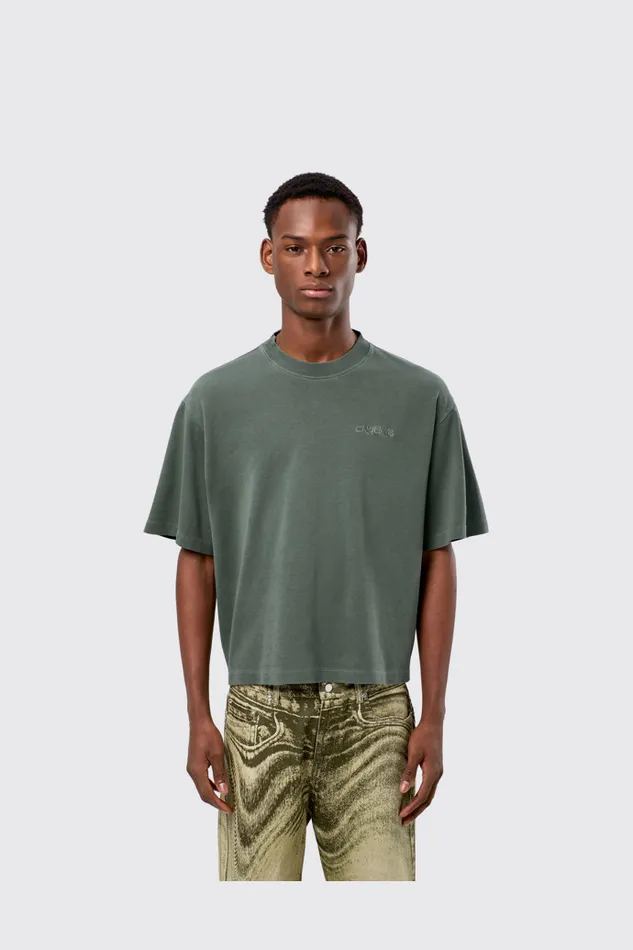Men TShirt Green Cotton Tshirt Camper Jersey Men TShirt Green Cotton Tshirt Camper Jersey