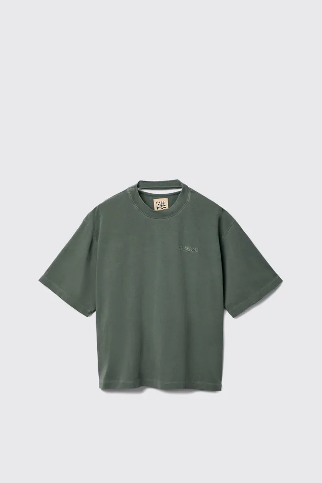 Men TShirt Green Cotton Tshirt Camper Jersey Men TShirt Green Cotton Tshirt Camper Jersey