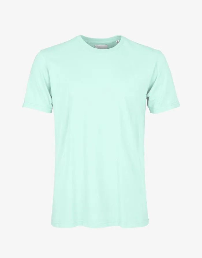 Men TShirts Colorful Standard Classic Organic Tee Light Aqua