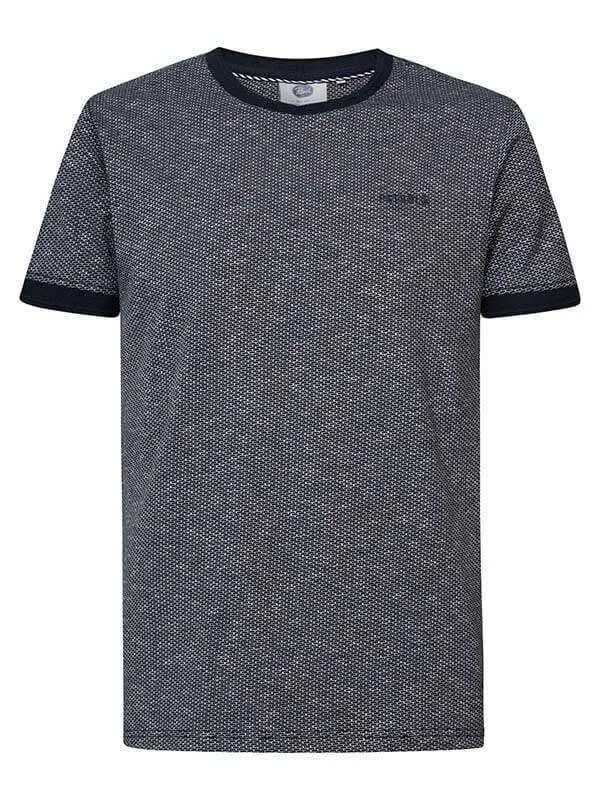 Men TShirts Petrol Industries AllOver Print TShirt Midnight Navy