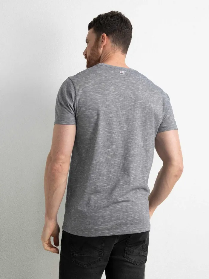 Men TShirts Petrol Industries Marl TShirt Raven Grey