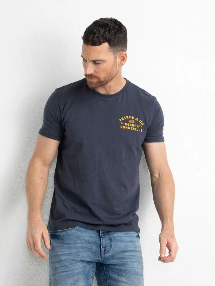 Men TShirts Petrol Industries Petrol TShirt Raven Grey