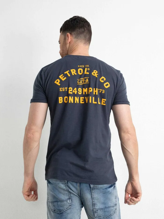 Men TShirts Petrol Industries Petrol TShirt Raven Grey