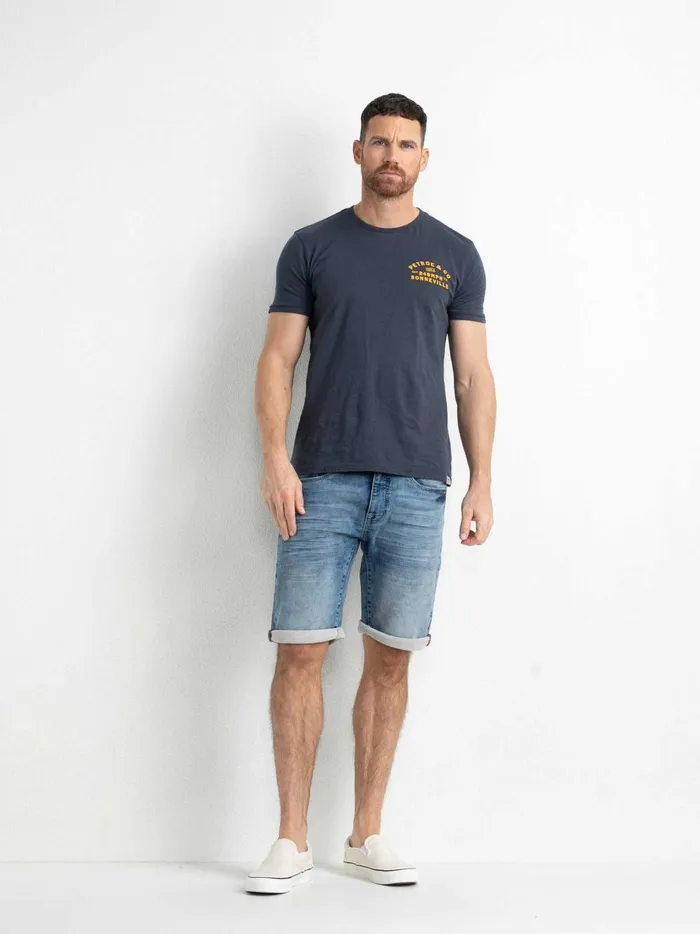 Men TShirts Petrol Industries Petrol TShirt Raven Grey