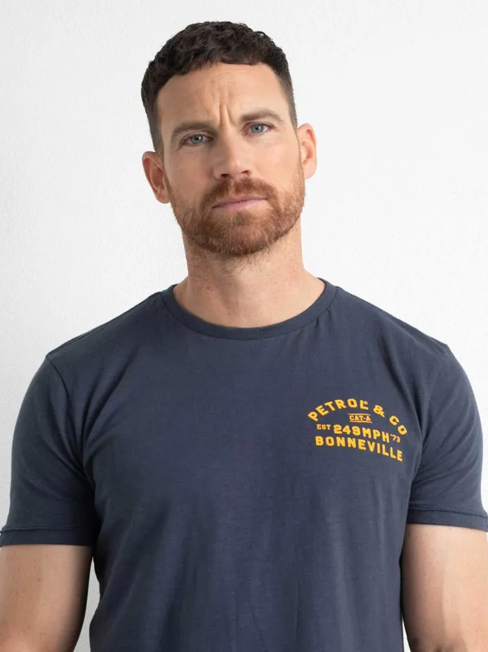Men TShirts Petrol Industries Petrol TShirt Raven Grey