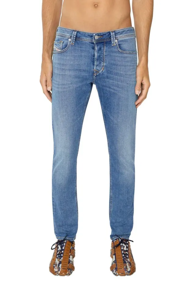 Men Tapered Jeans 1986 LarkeeBeex 009zr Medium Blue Diesel Tapered Men Tapered Jeans 1986 LarkeeBeex 009zr Medium Blue Diesel Tapered