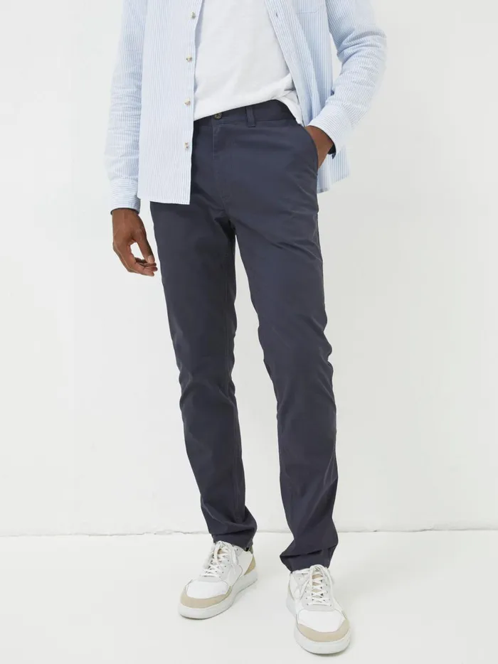 Men Trousers and Chinos Fat Face Dark Blue Slim Heyshott Chinos