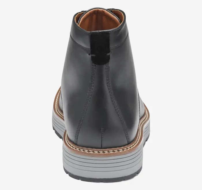 Men Upton Lug Plain Toe Boot Black Waterproof Full Grain JohnstonandMurphy LaceUps Men Upton Lug Plain Toe Boot Black Waterproof Full Grain JohnstonandMurphy LaceUps