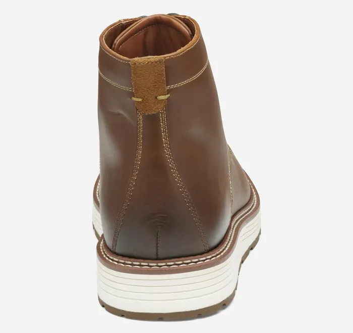Men Upton Lug Plain Toe Boot Dark Tan Waterproof Full Grain JohnstonandMurphy LaceUps Men Upton Lug Plain Toe Boot Dark Tan Waterproof Full Grain JohnstonandMurphy LaceUps